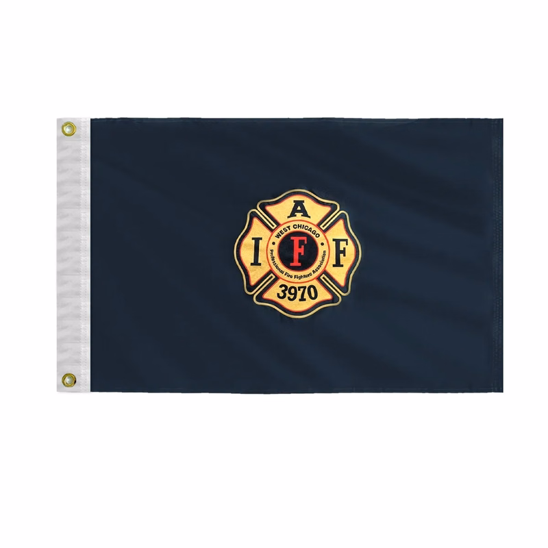 Embroidered Flag 12" x 18" Nylon