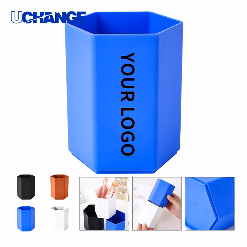 Plastic Desktop Stationery Container Organizer