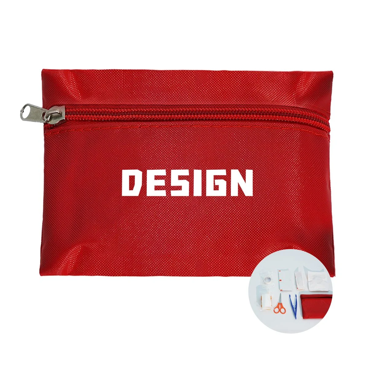8 Piece Mini Portable First Aid Kit Emergency Medical Pouch 1