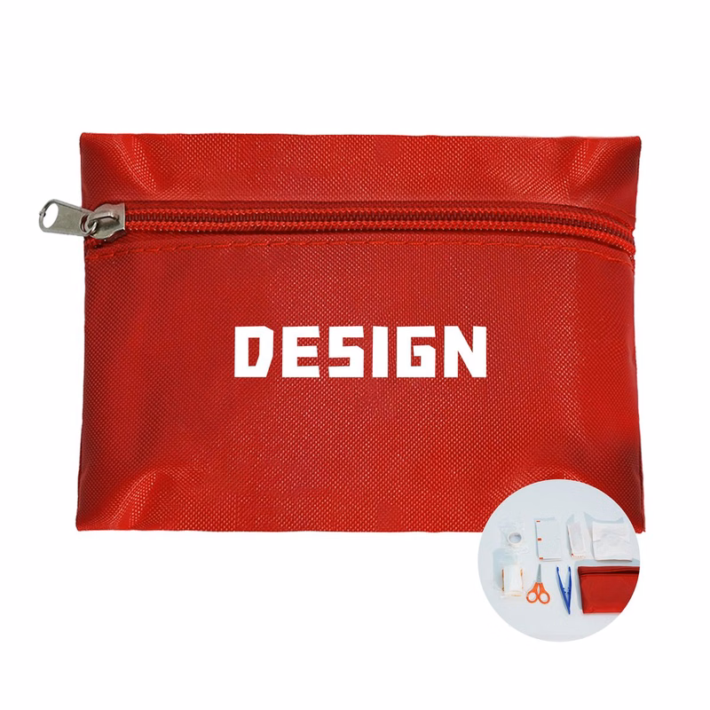 8 Piece Mini Portable First Aid Kit Emergency Medical Pouch