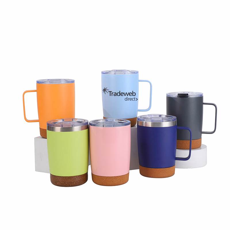 12oz Cork Bottom Insulated Travel Mug