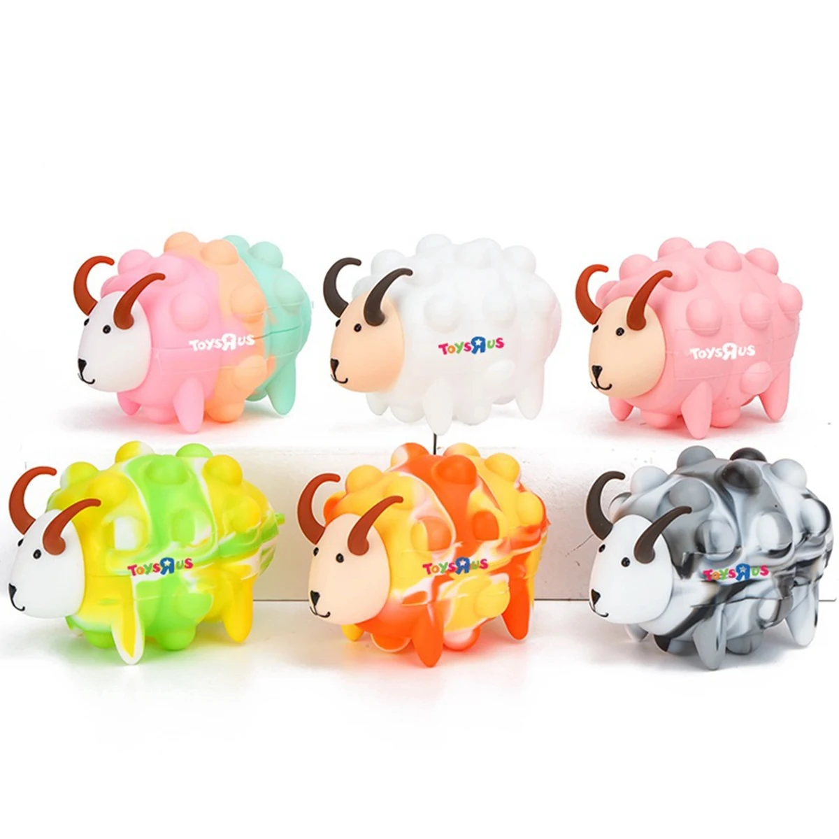Sheep Shaped Push Pop Bubble Anti Stress Ball 1