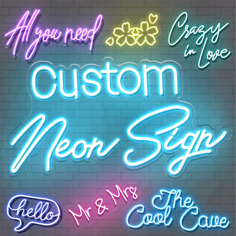Plastic Custom Glow Neon Lights