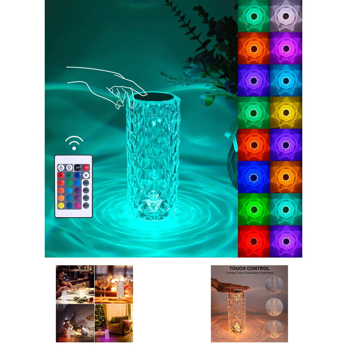 Crystal Table Lamp 1