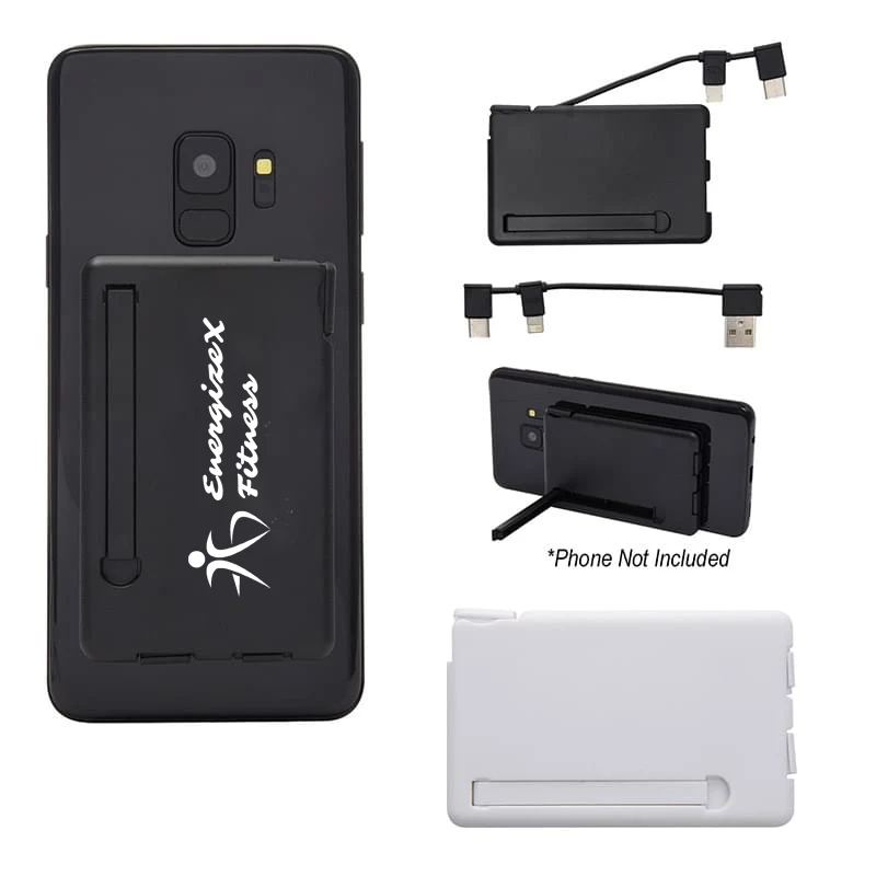 Seamless Slim-designed 3-in-1 Charging Cable Phone Stand 1