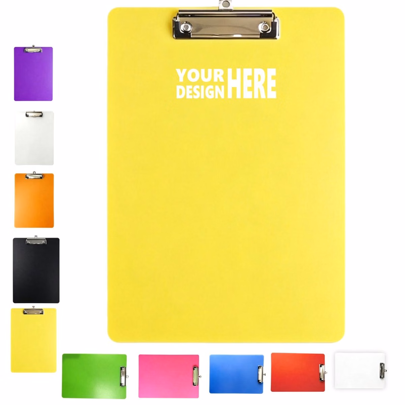 A4 Straight Edged Plain Color Document Clipboard