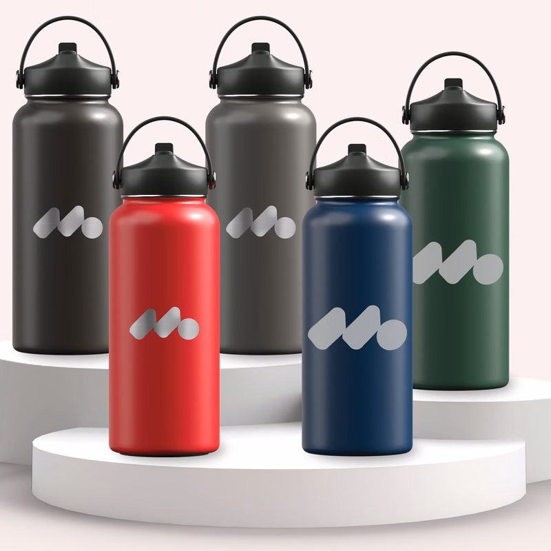 Winner's Circle 946ml / 32oz Recycled Stainless Steel Bottle With Cap Kit