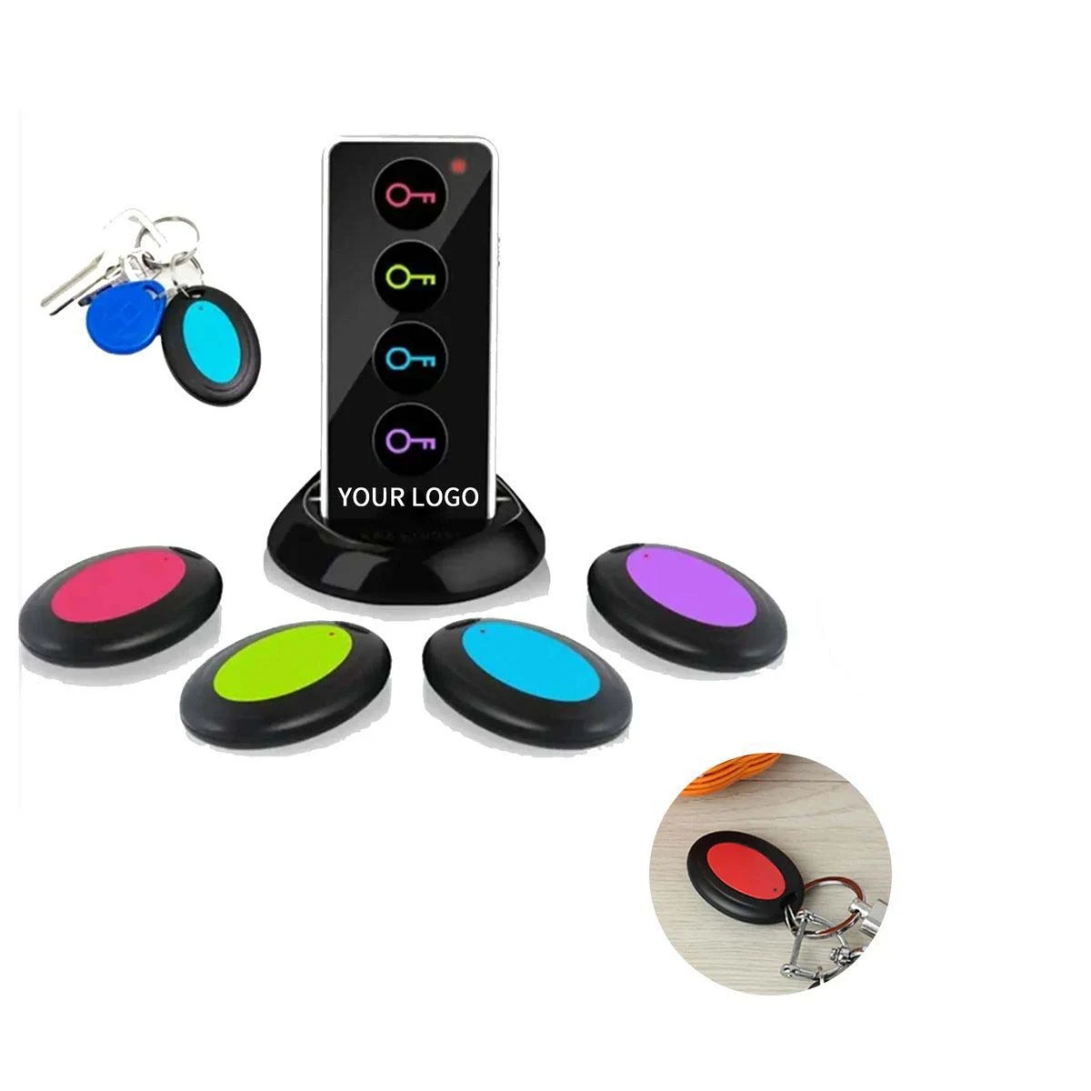 Wireless Key Finder with Flashlight Function 1