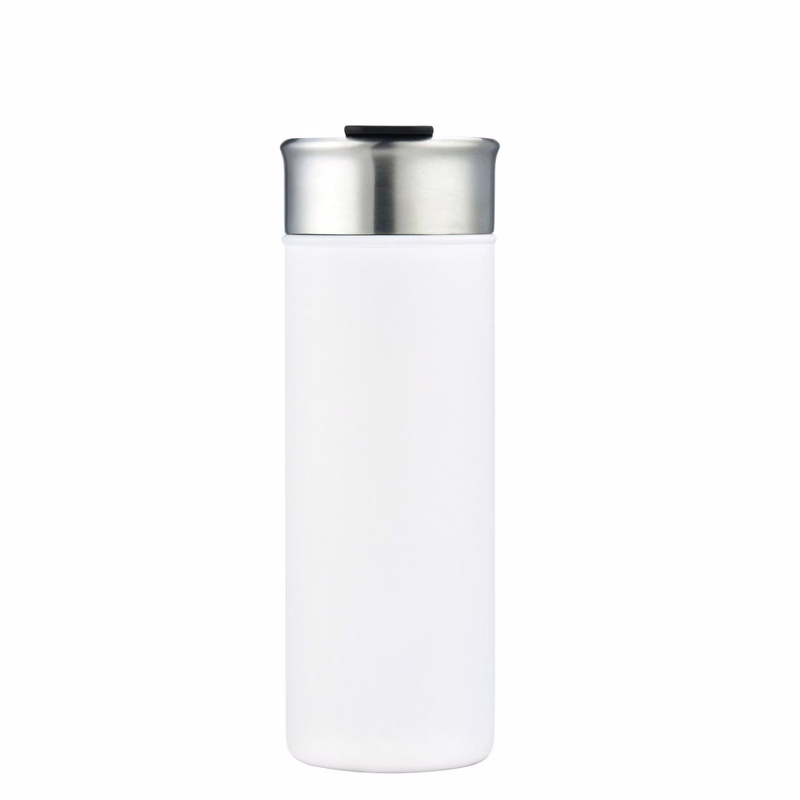 Endura 20 oz White Stainless Steel Bottle