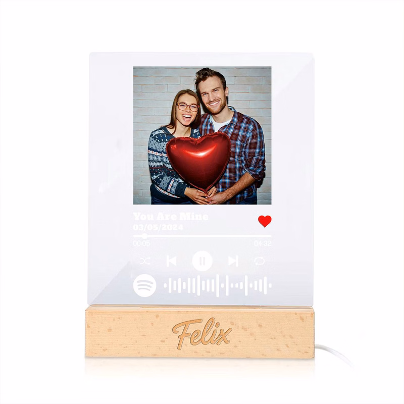 Custom Acrylic Music Plaque w/ Photo