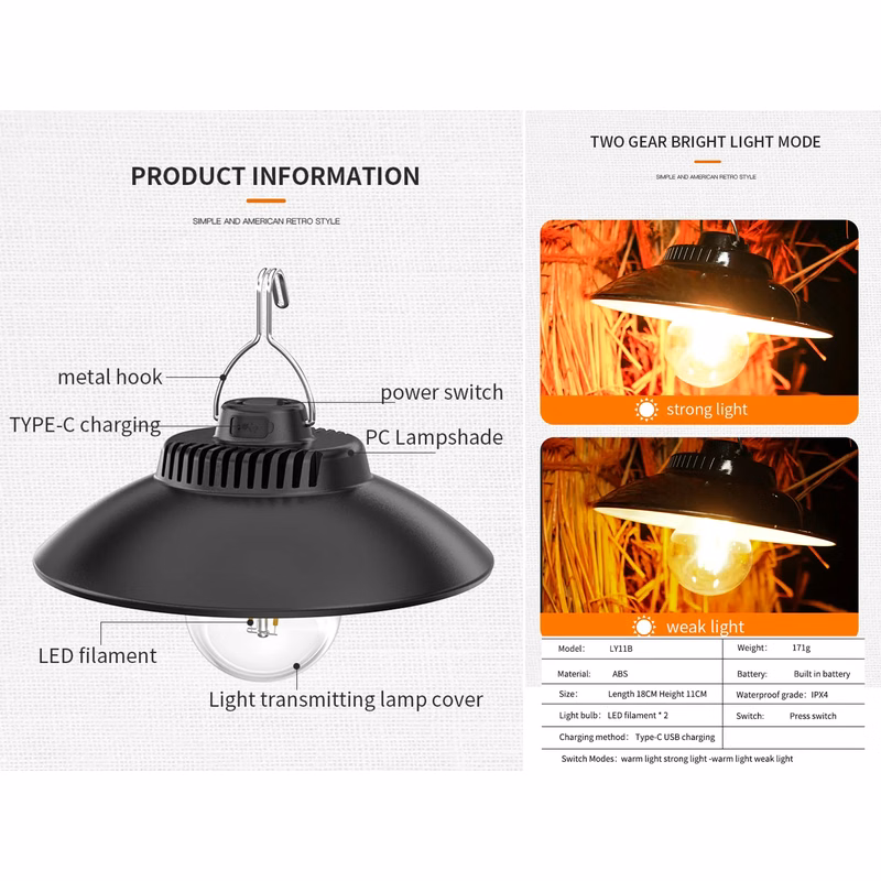 Led Camping Rechargeable Lantern