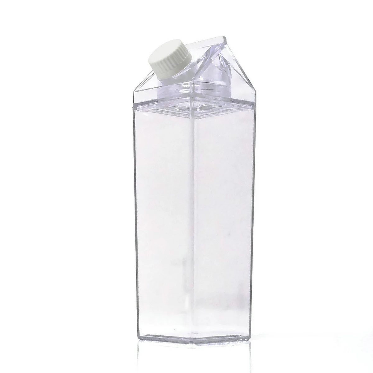 Clear & Rectangle Milk Carton 1