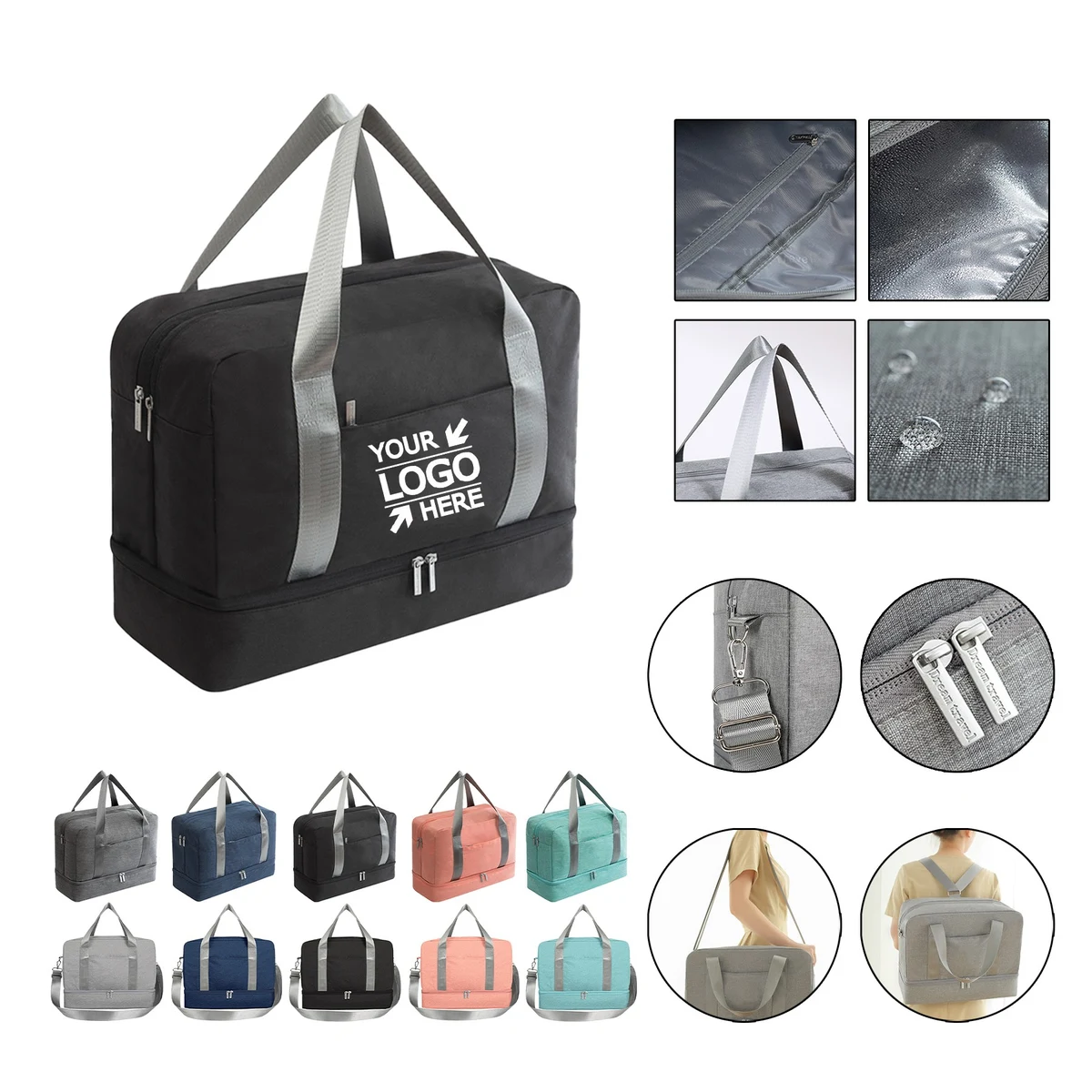 Separated Toiletry Bag 1