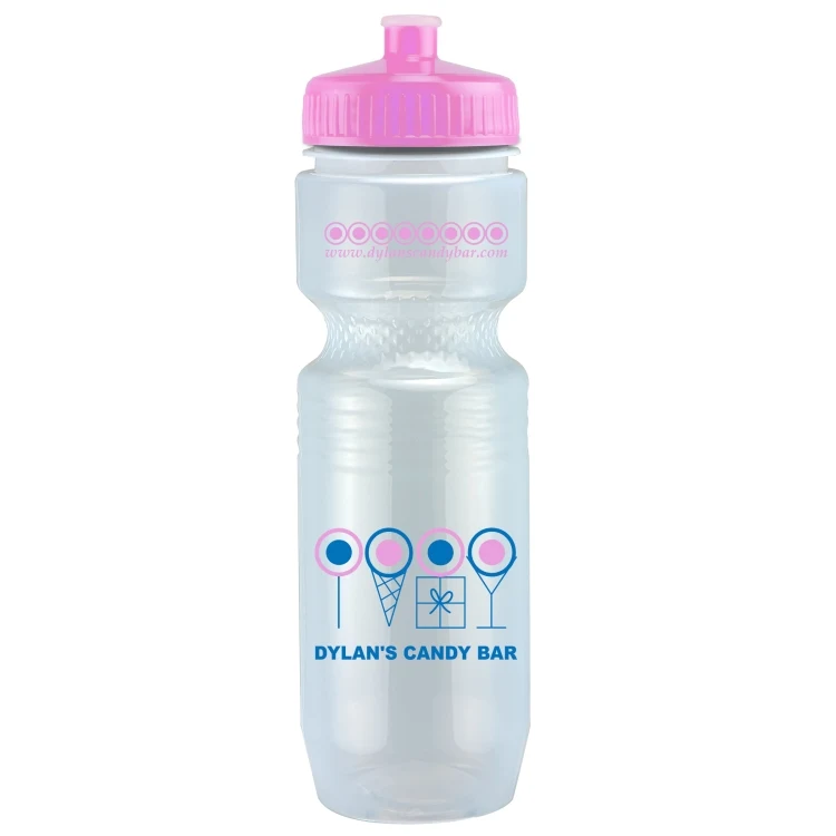 26 Oz. Translucent Jogger Bottle w/ Push Pull Lid 1