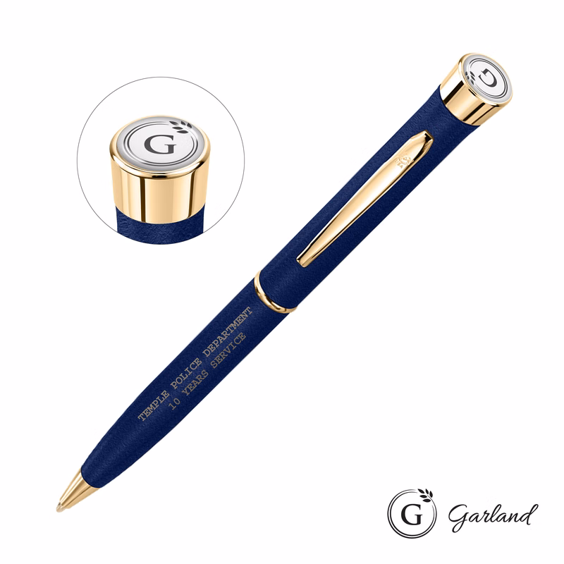 Garland® Tactical Textured Twist Ballpoint Pen - Gold Accent