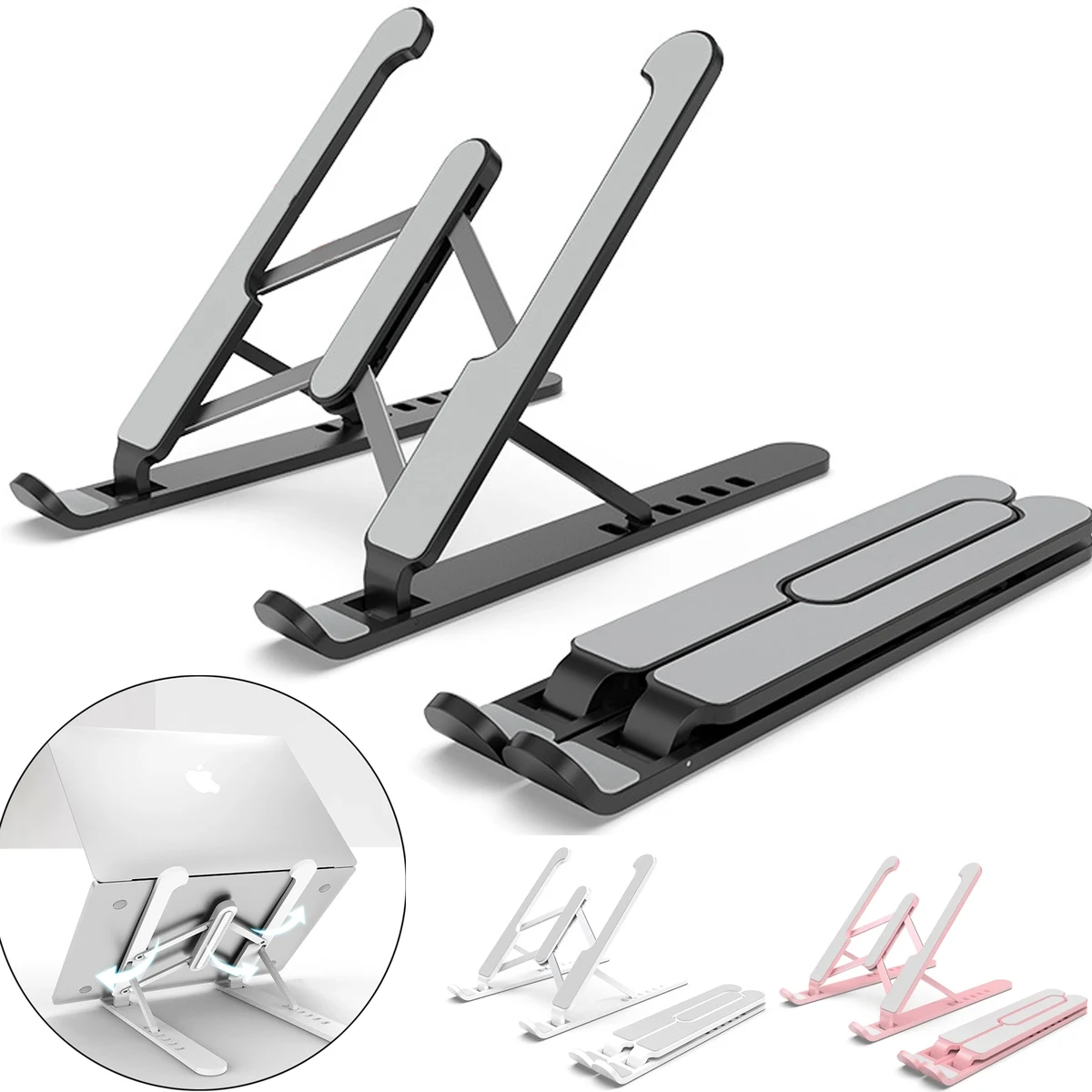 Adjustable Height & Width Laptop Stand 1