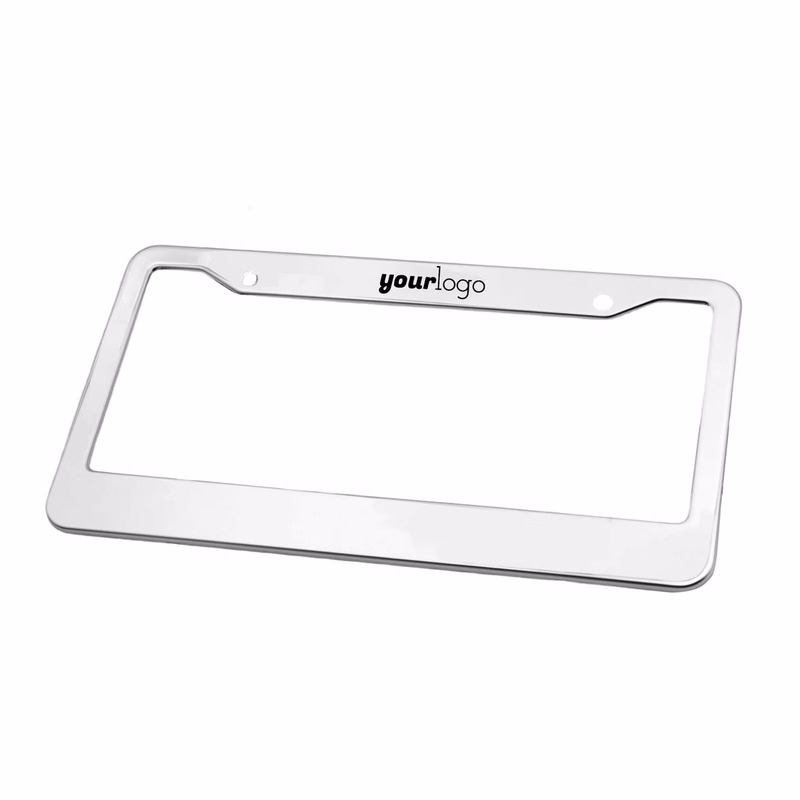 Universal Vehicle Plate Frame with 2-Hole Mount Design