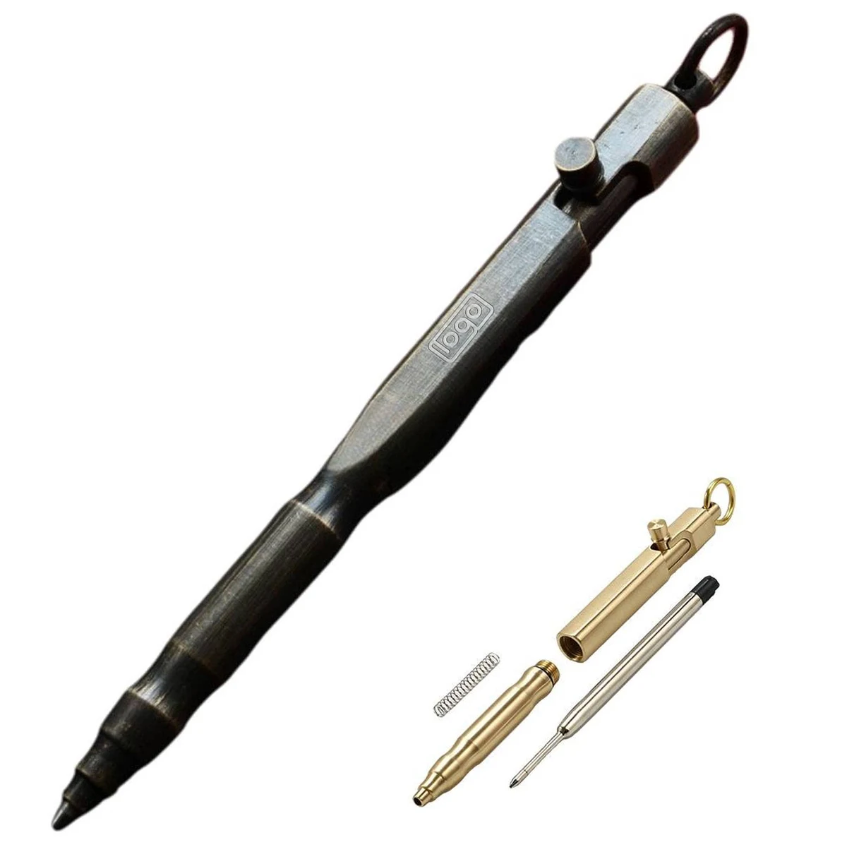 Vintage Brass Bolt Action Pen 1