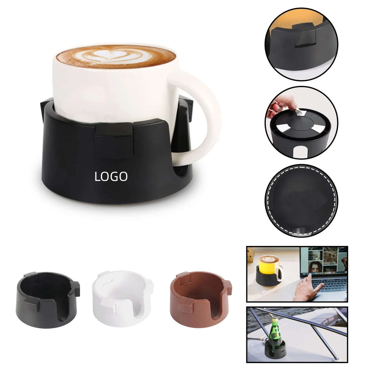 Anti-Spill Desk Cup Holder 1