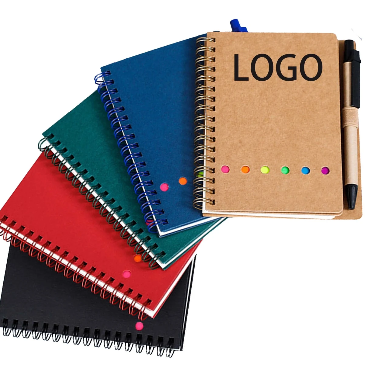 Cowhide Spiral Notebook 1