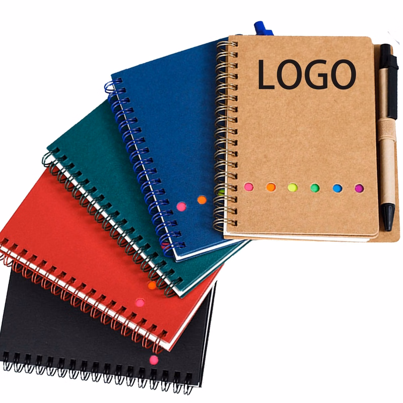 Cowhide Spiral Notebook
