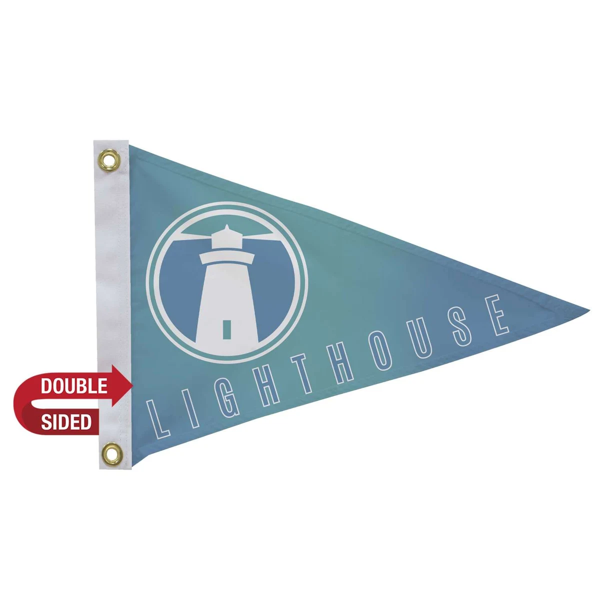 12" x 18" Polyester Pennant Flag Double-Sided 1