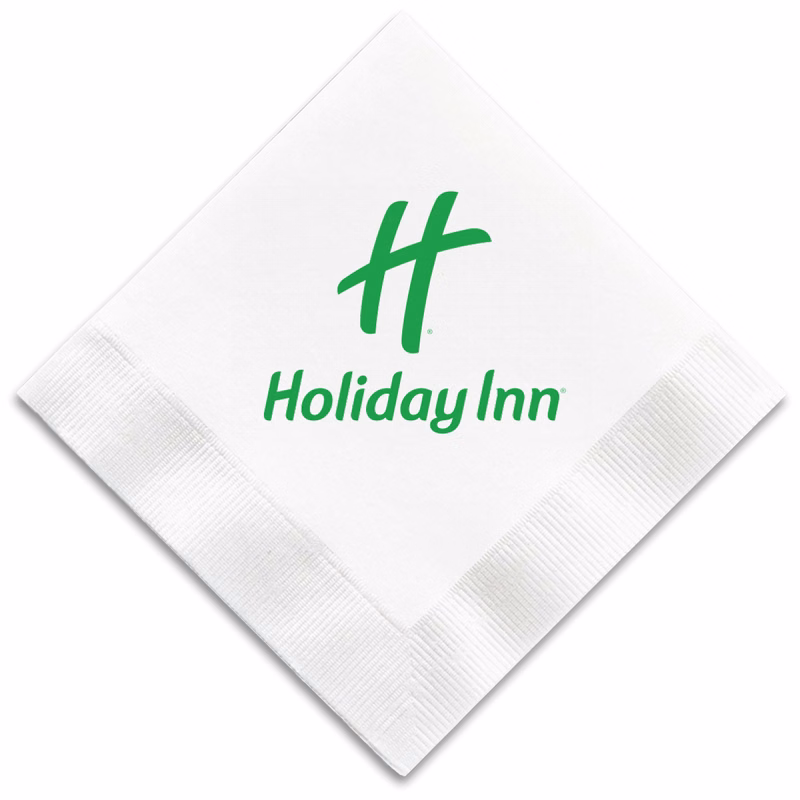 3-Ply White Beverage Napkin, FSC Certified - High Line
