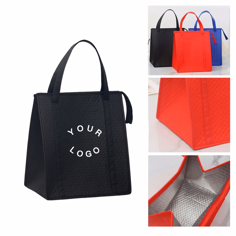 Thermal Lined Non Woven Tote For Food Transport