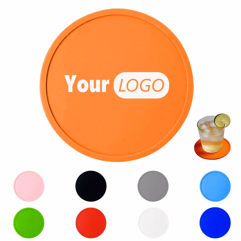 Round Silicone Drink Coaster