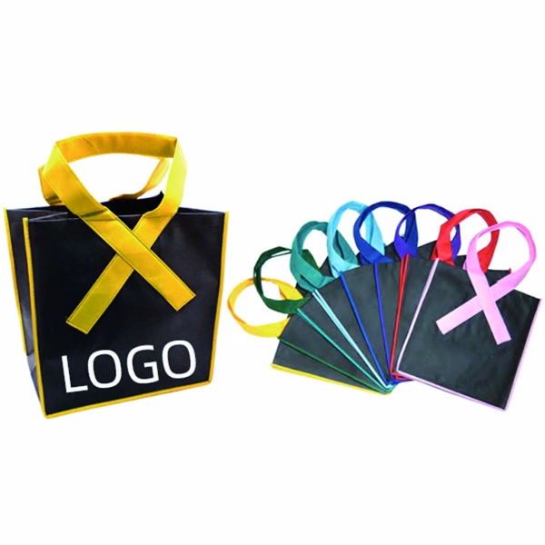 Non Woven Ribbon Grocery Tote Bag