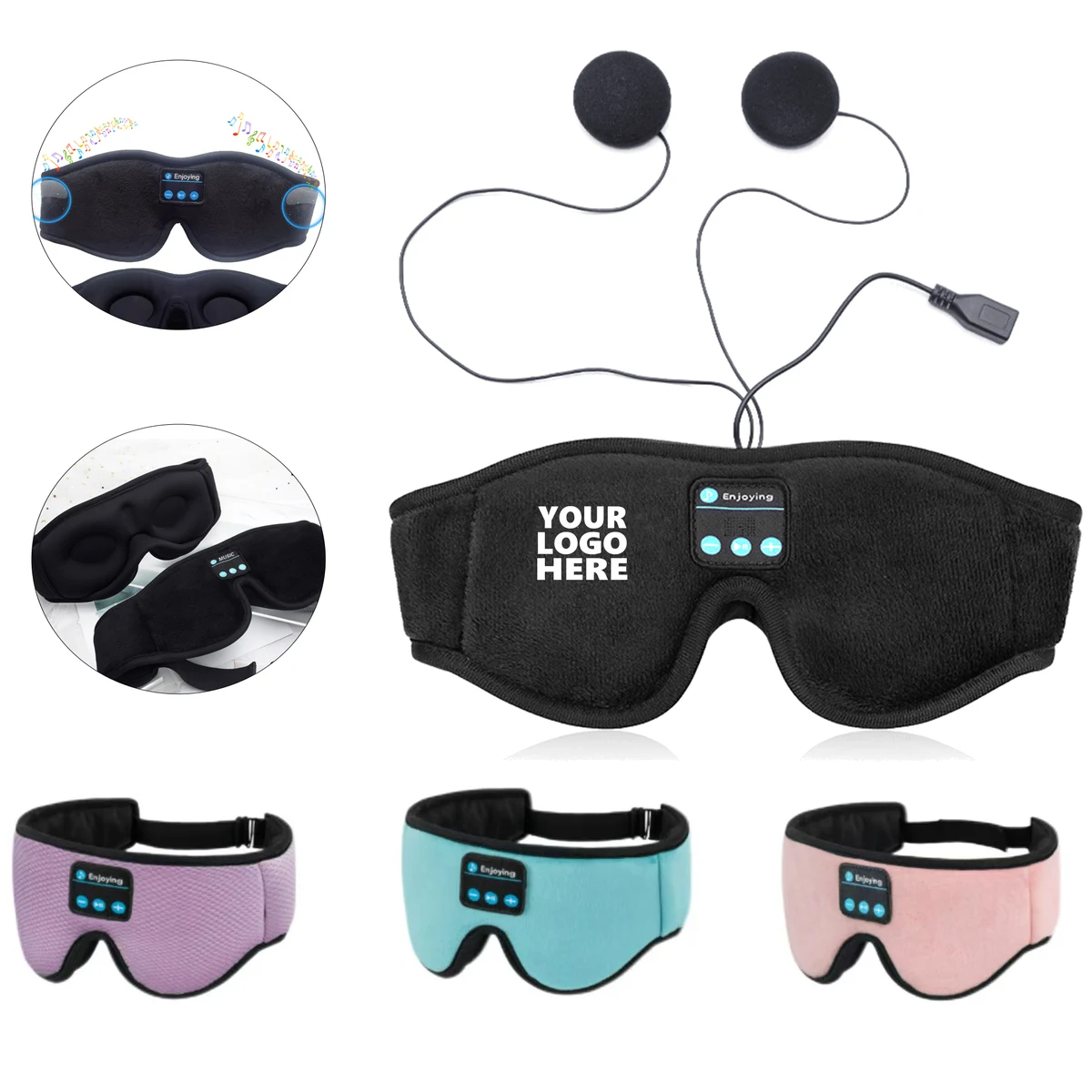Music-Enabled Sleep Eye Mask 1