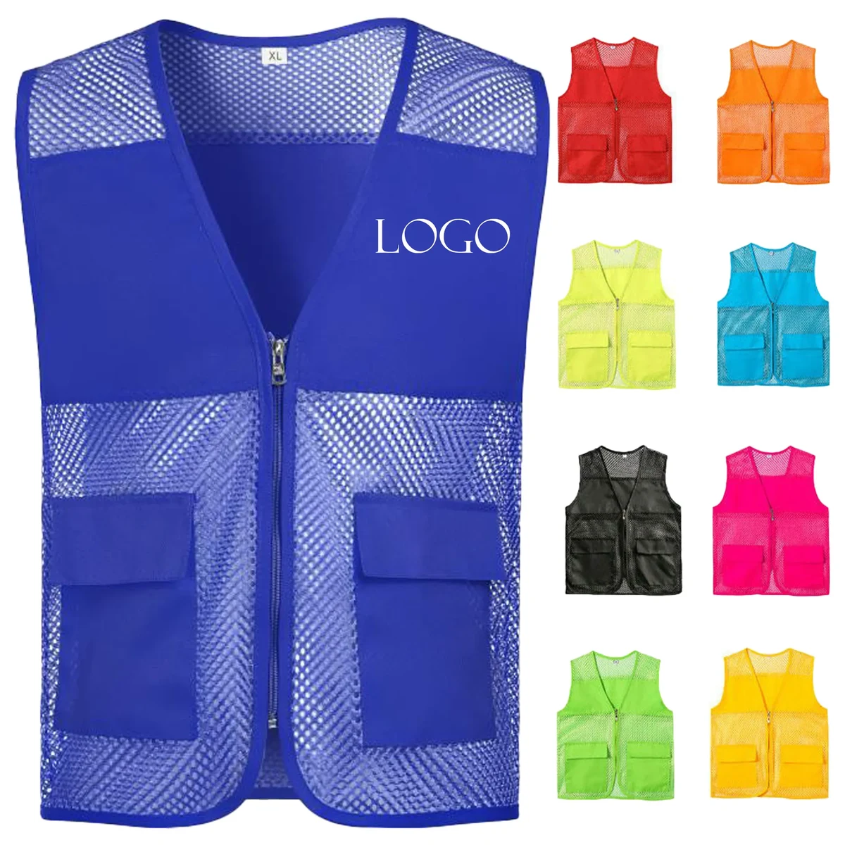 MOQ 20 Mesh Vest Summer Volunteer Workwear 1