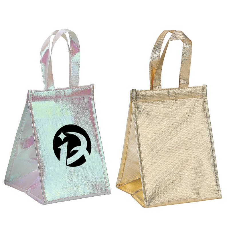 Non-Woven Ice Cake Lunch Tote Bag 1