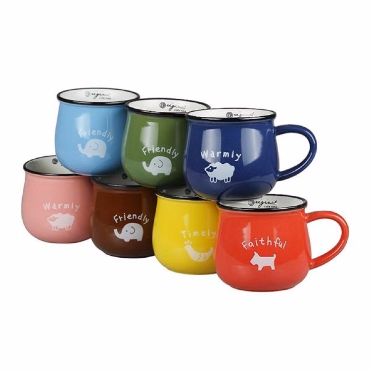 Coffee Cup Mug with Handle made with the highest grade porcelain and fired