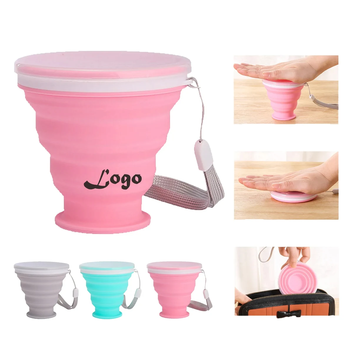 Foldable Silicone Travel Cup 1