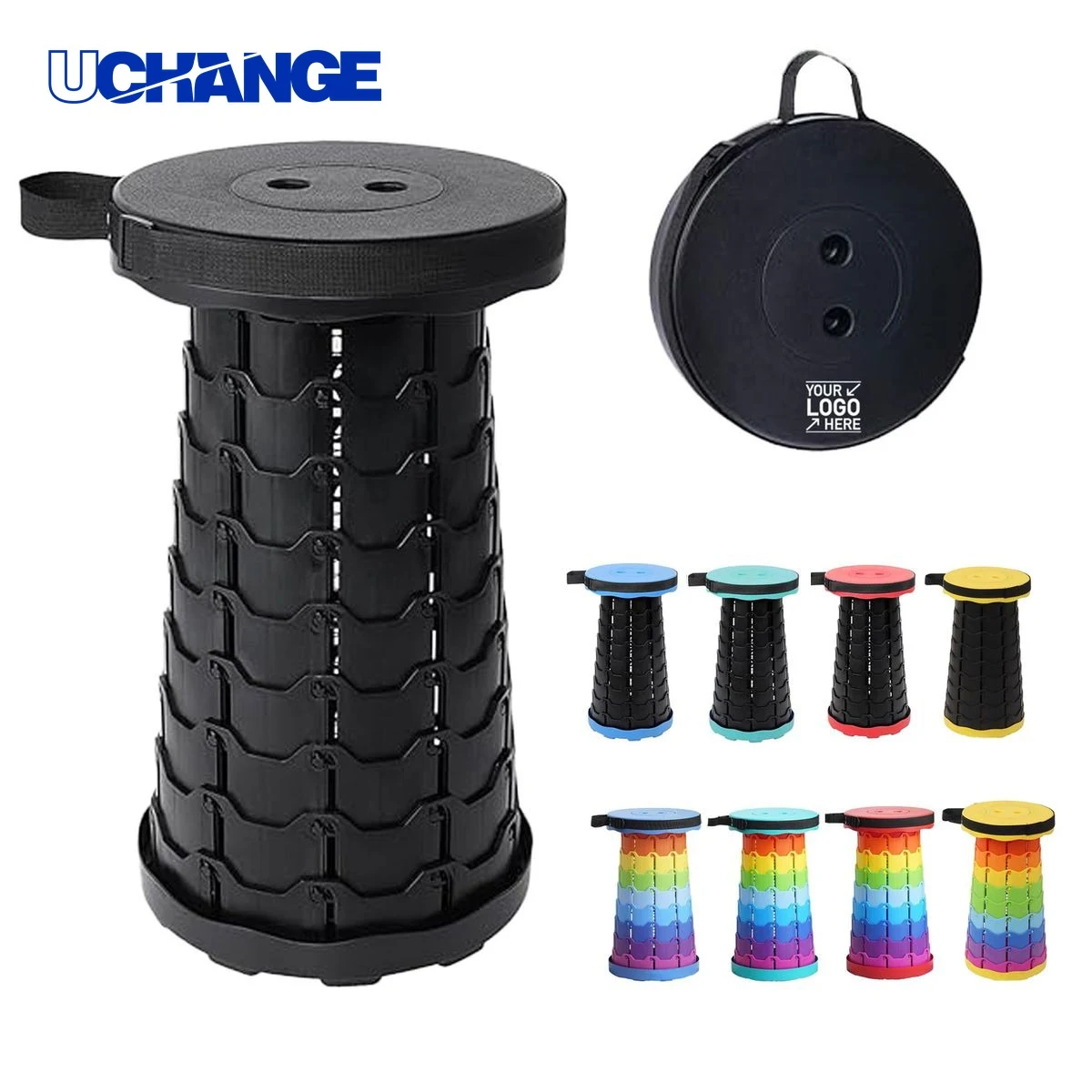 Telescopic Folding Camping Stool 1