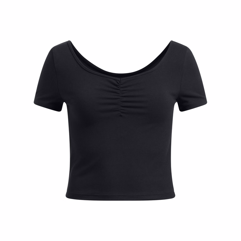 UA Motion Ruched Girls' Short Sleeve