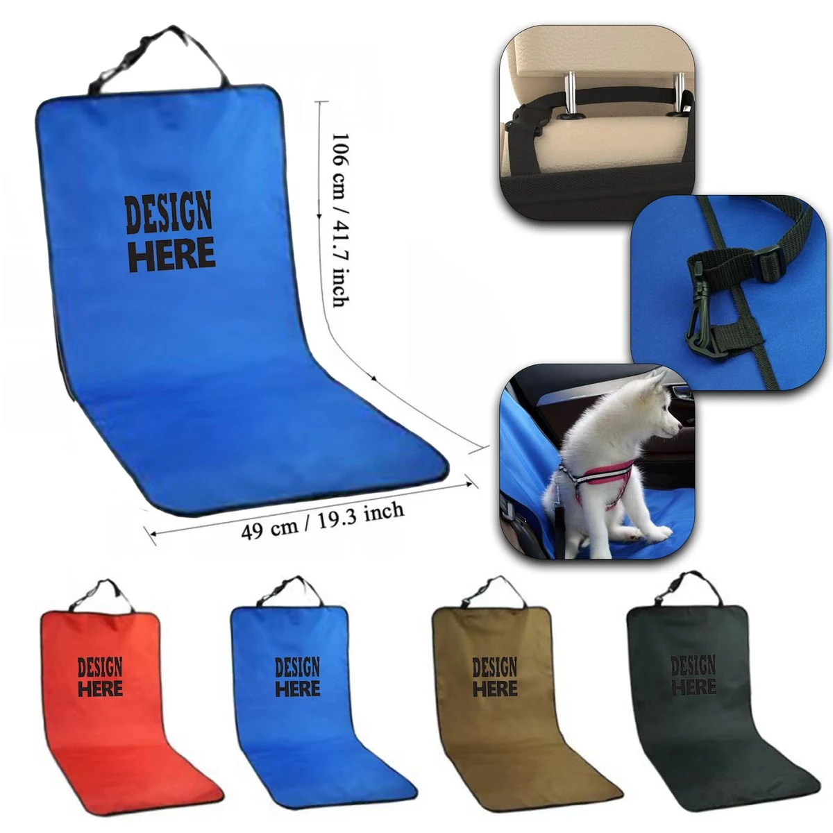 Multifunctional Foldable Pets Protective Car Seat Mat 1