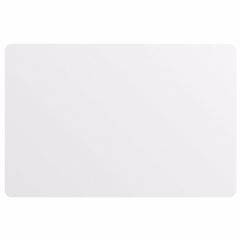 Sealed Edge Counter Mats 11.25" x 17" Clear Vinyl Top, Rubber Back, Full Colour Digital Imprint