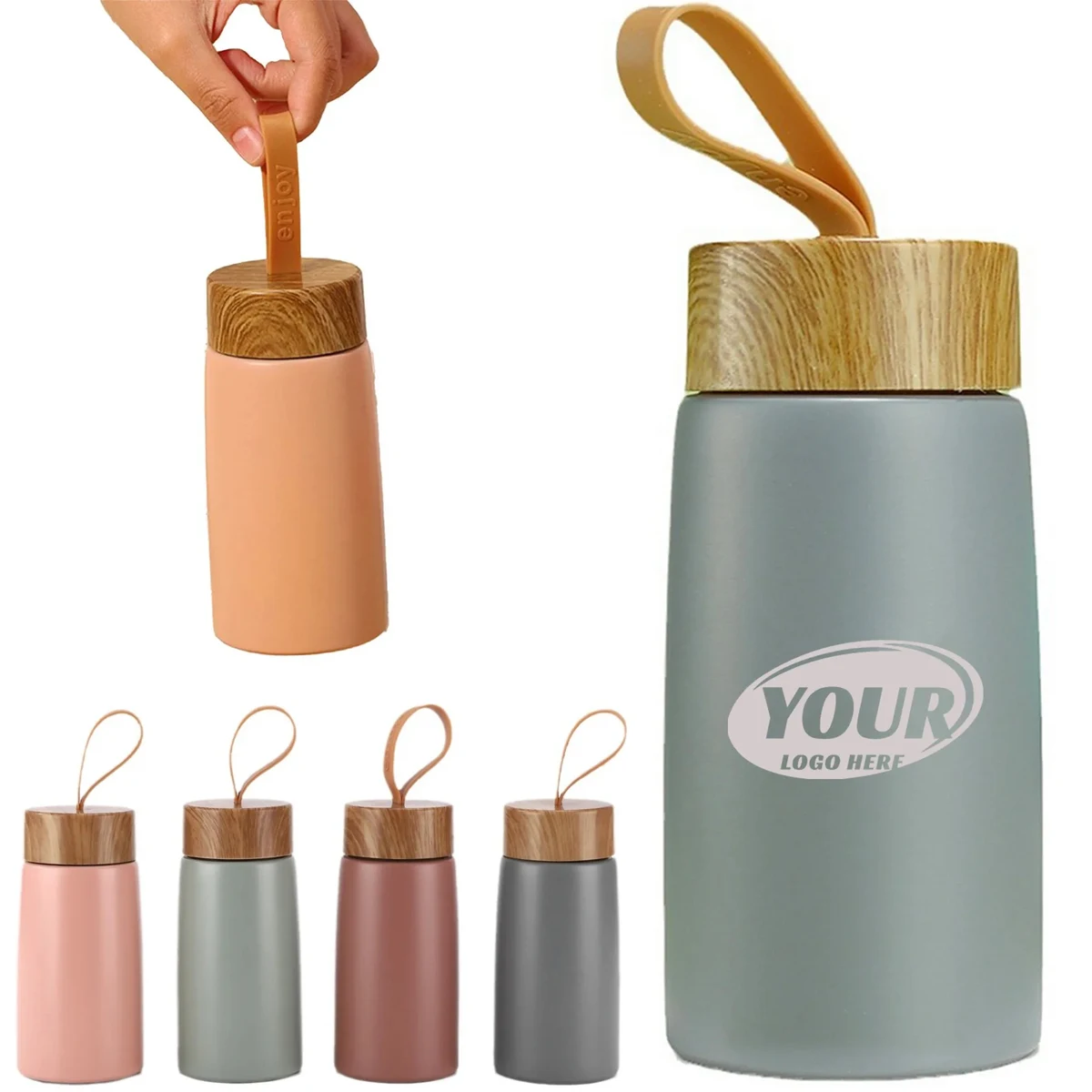 10oz Double Wall Vacuum Stainless Steel Bottle 1