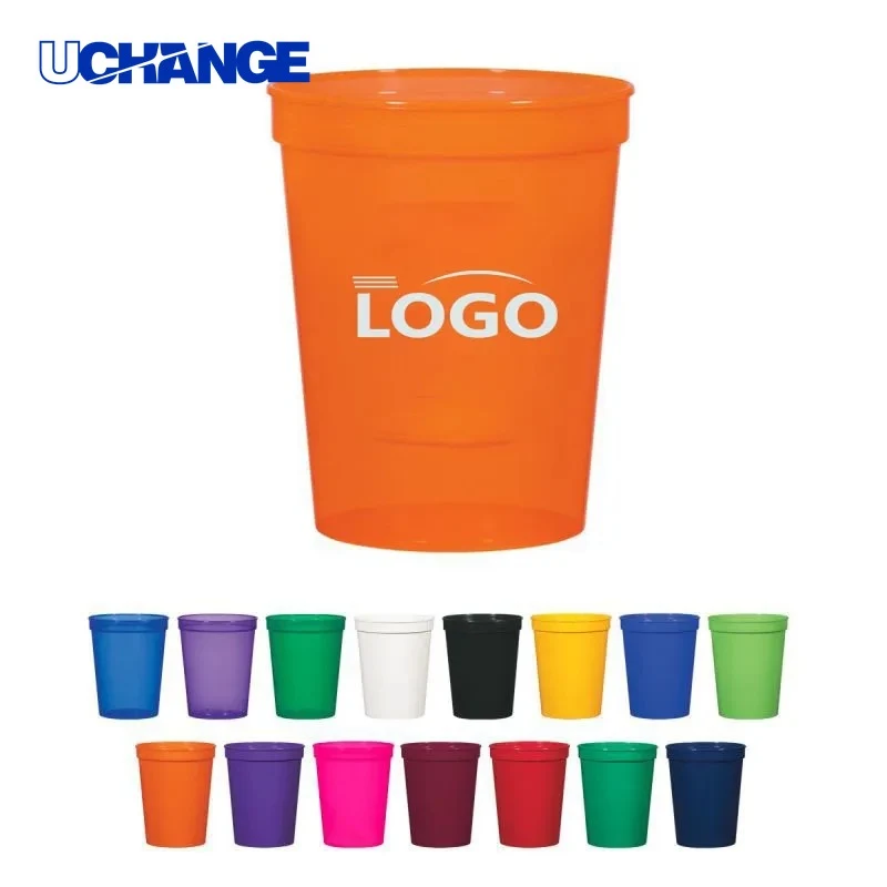 12 Oz Reusable Plastic Stadium Cup Tumbler 1