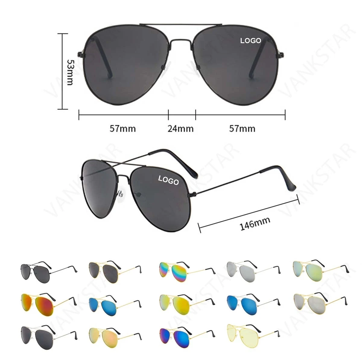 Classic Aviator Sunglasses 1