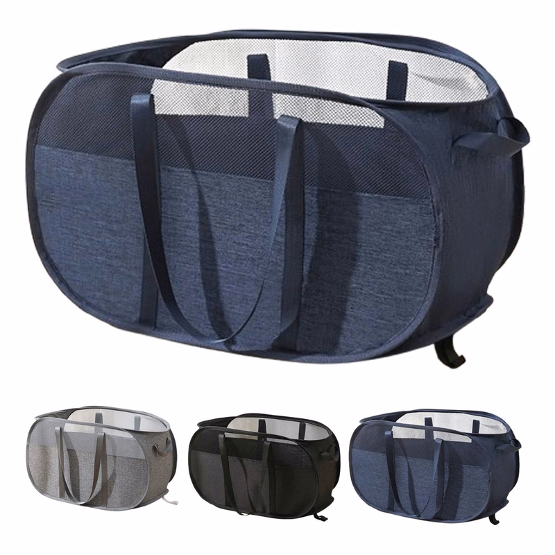 Foldable Mesh Laundry Basket
