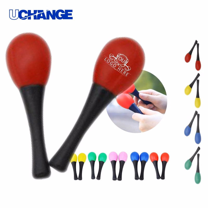 Plastic Handheld Sand Hammer Maraca Toy