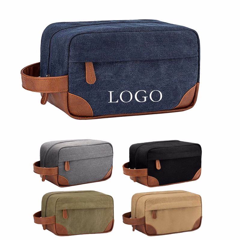Men's Toiletry Canvas Bag