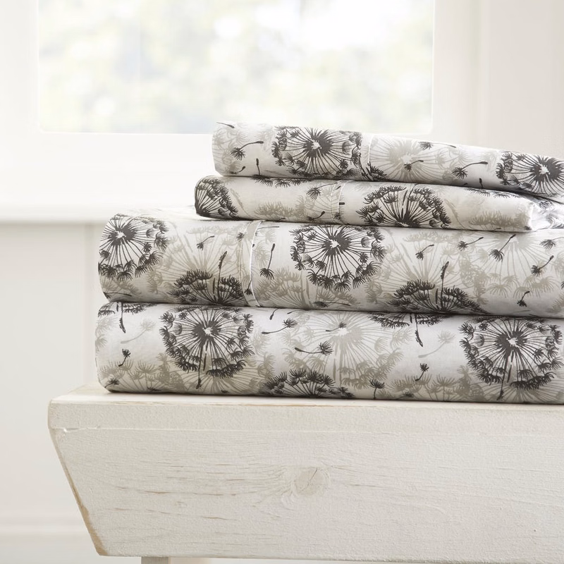 Premium Sheet Sets - Light Gray King 4 Piece