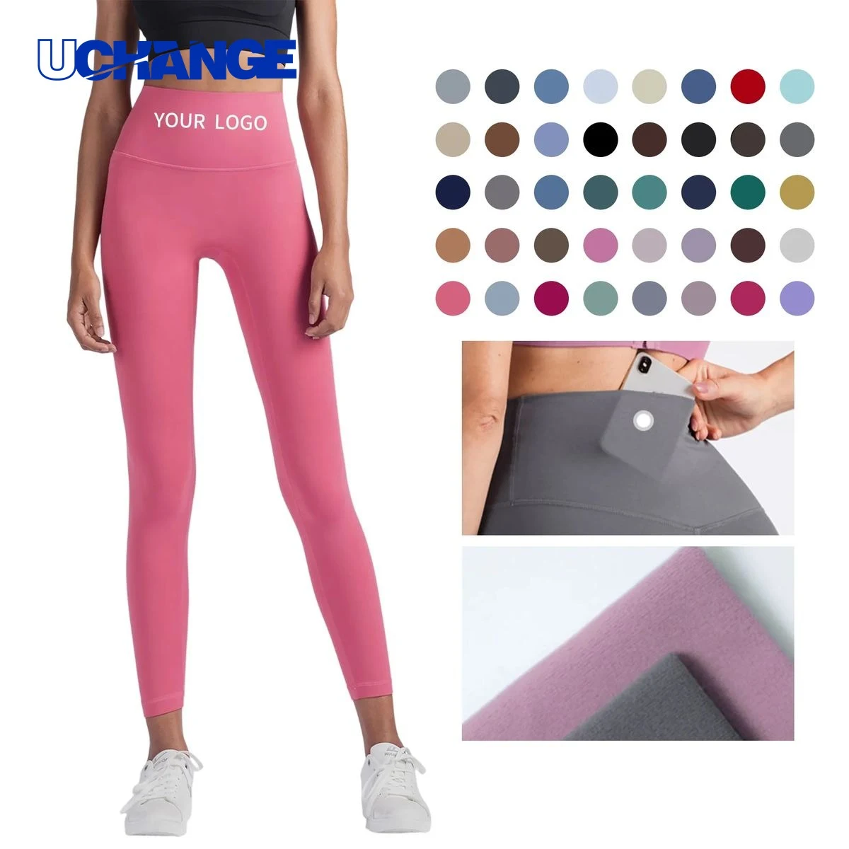 High-Waisted Yoga Leggings with Pockets for Workouts 1