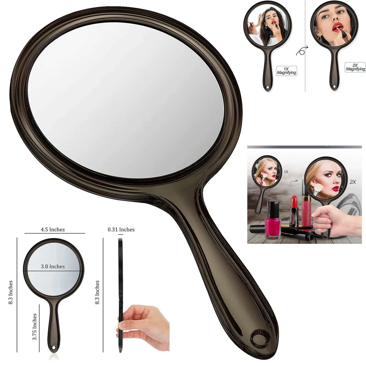 Double Sided Handheld Mirror 1