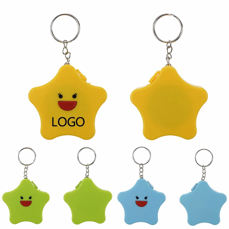1.5M Star Soft Tape Measure Key Chain