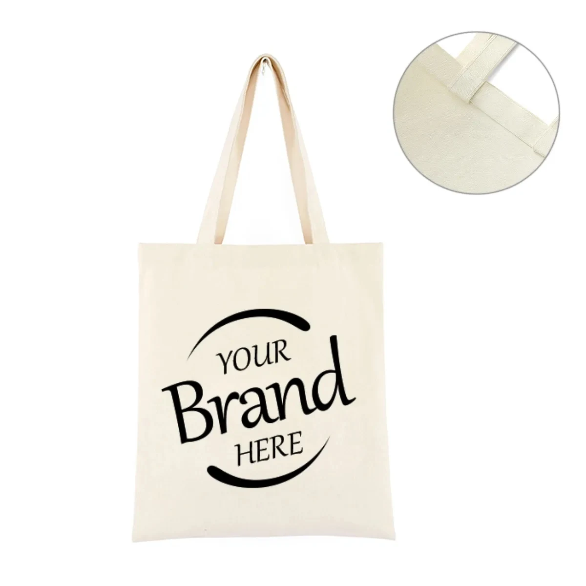 White Economical Canvas Tote Bag 1